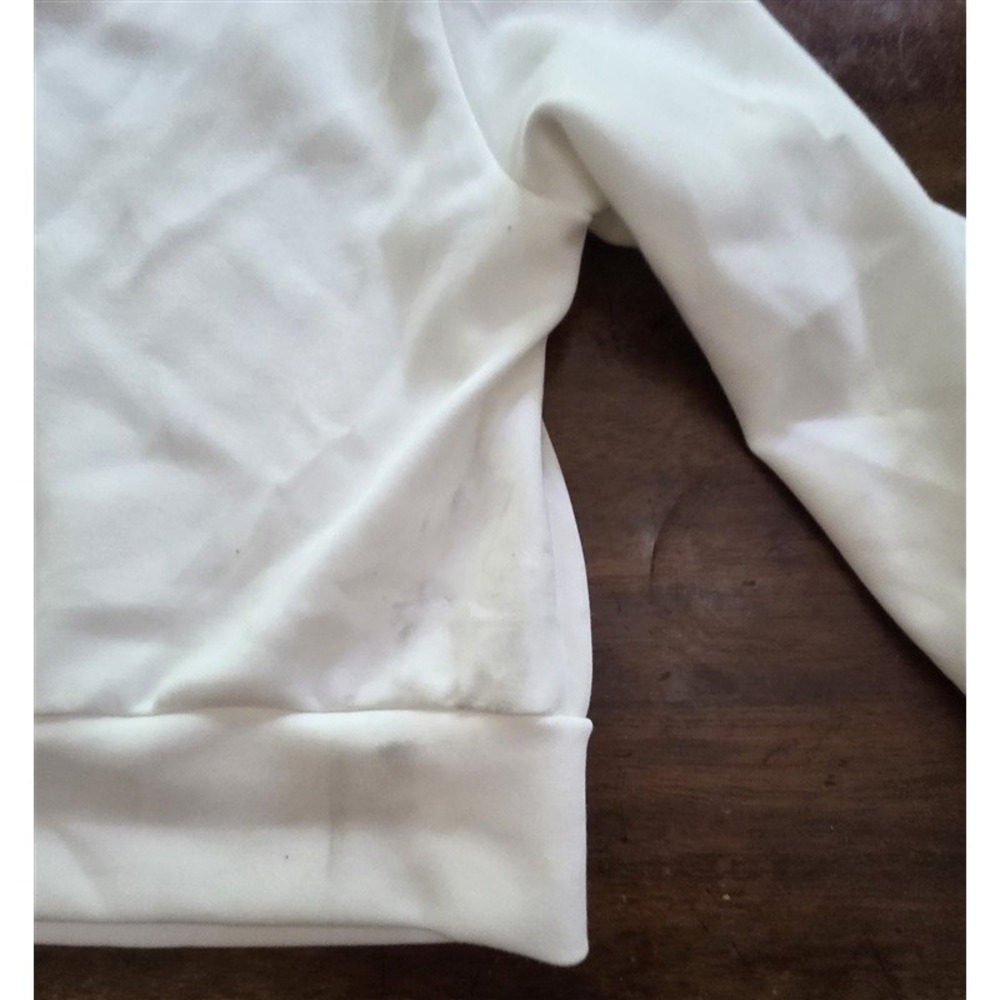 NWOTD Lanston SM Cut Out Cropped Hoodie White 127045 - Picture 2 of 6